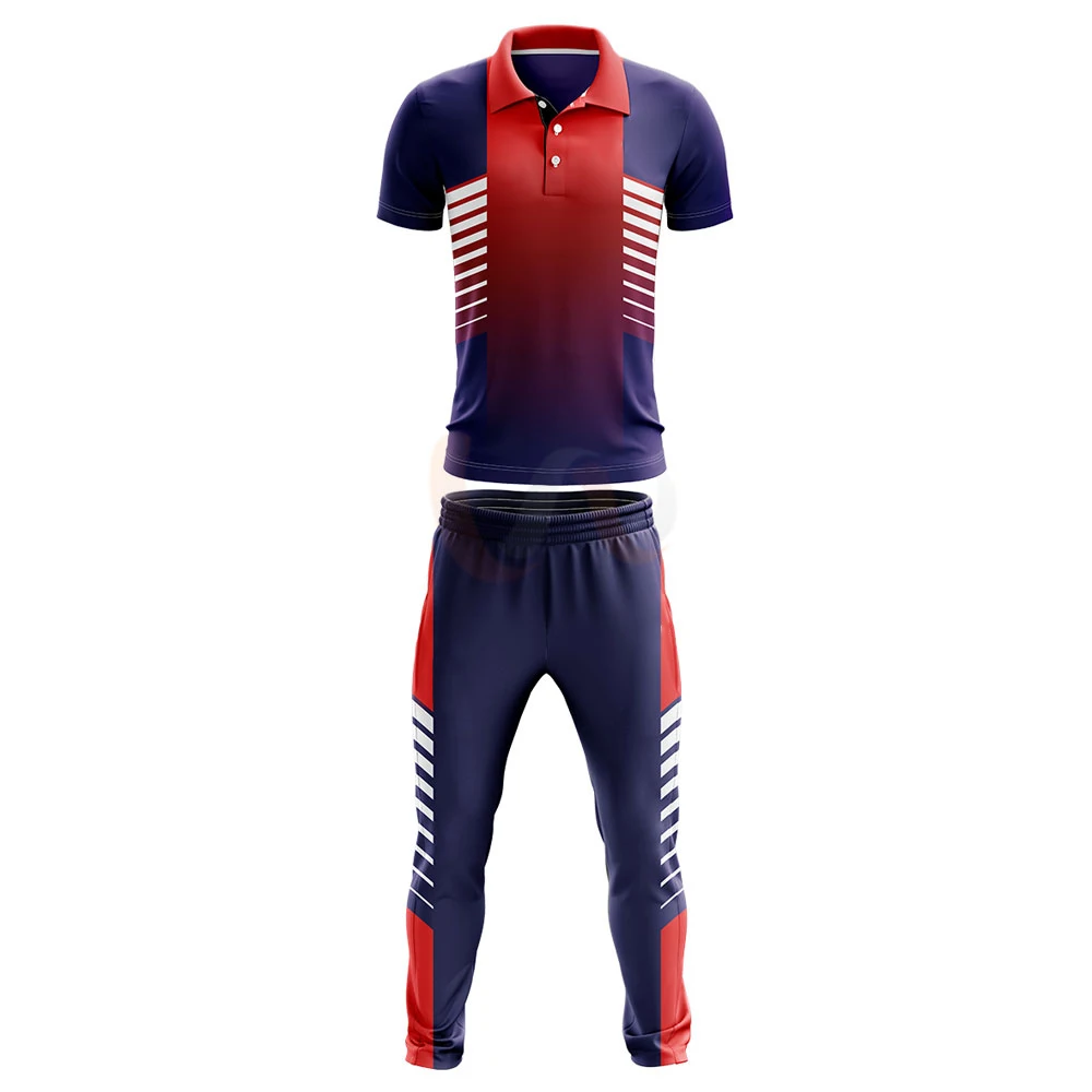 
2021 soccer uniform Short Sleeve Digital printed men Cricket Uniform soccer jersey sets 