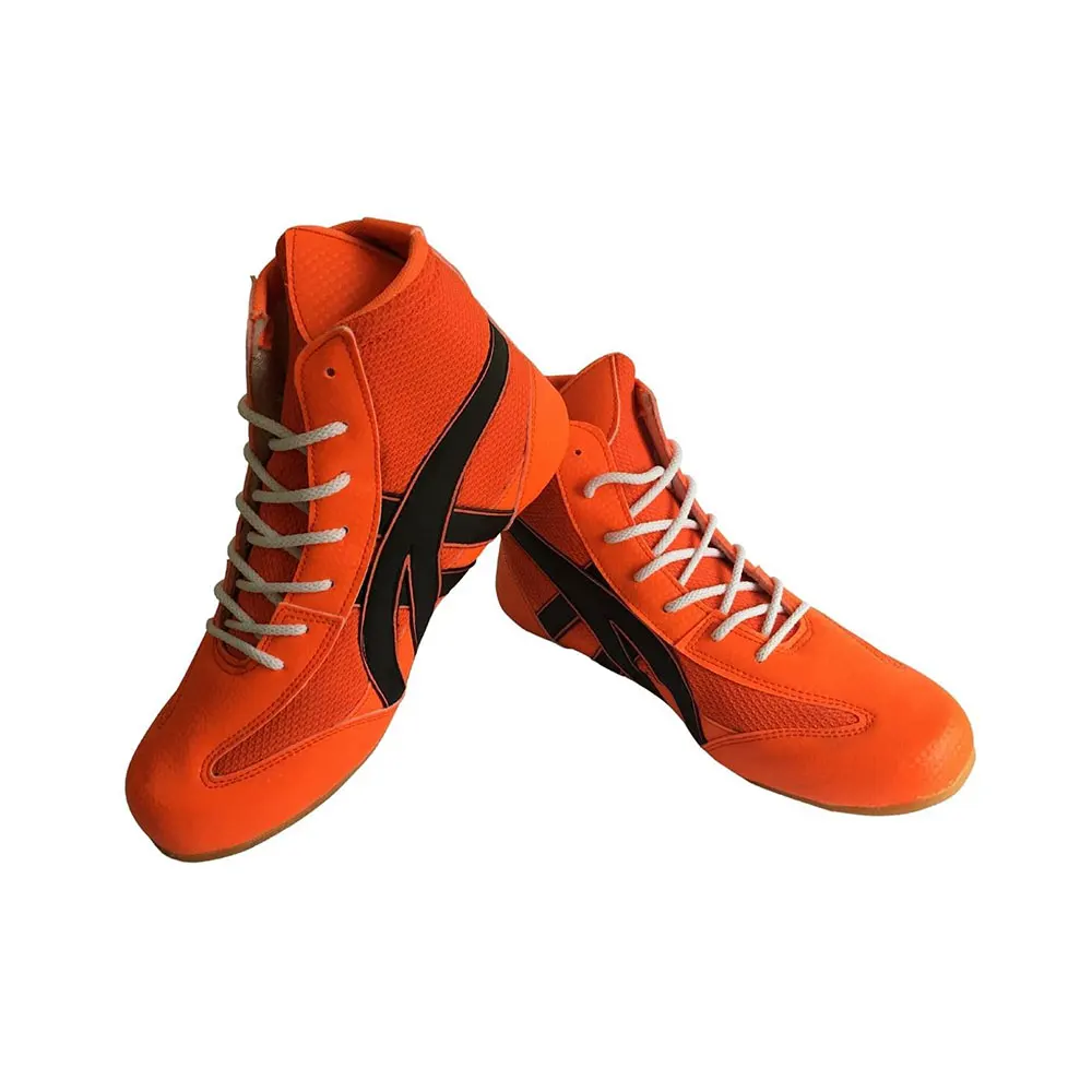 Professional leather Boxing Shoes for Wrestling