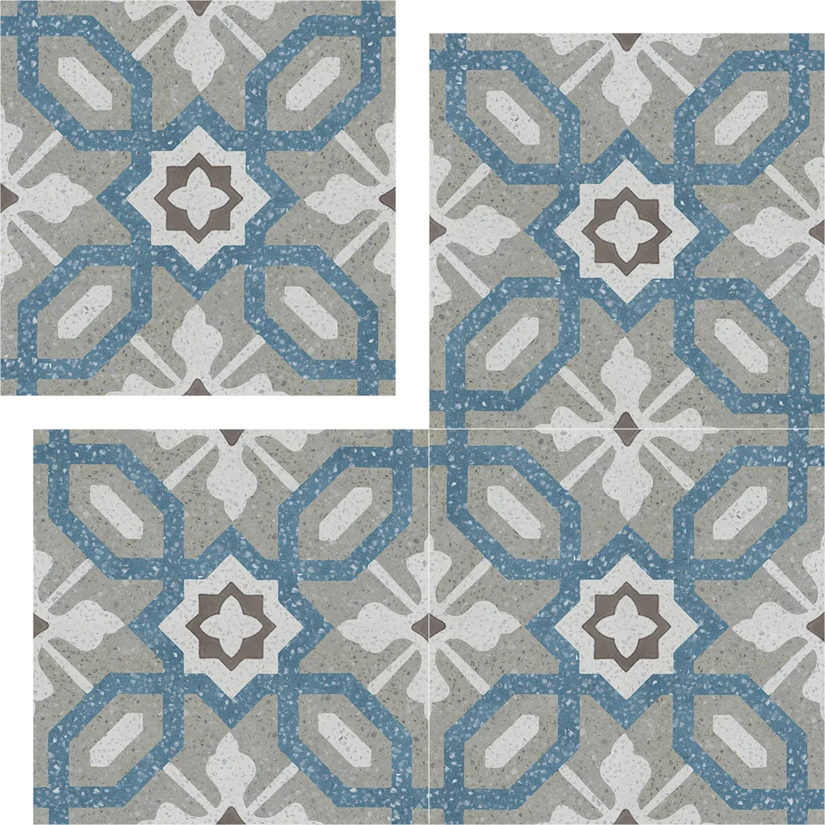 Unique terrazzo cement tiles