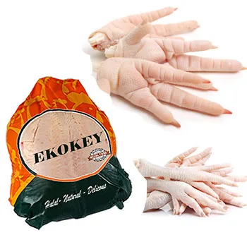 FROZEN CHICKEN PAWS JUMBO SIZE  FRESH FROZEN ALL CLEAN  AA   GRADE  39-48  G 20 KG CARTONS