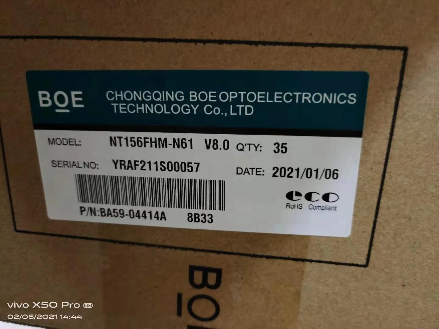 15 6 FHD EDP IPS LM156LF6L01 новой модели с рисунком панды бренд оригинал класса подходит NV156FHM-N41