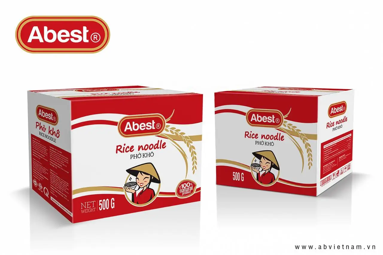 High Quality Square Rice Vermicelli Noodles Halal Rice Noodle Vietnam OEM With Private Lable