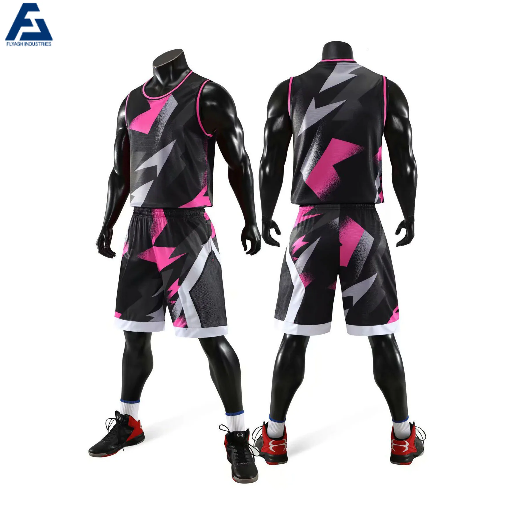 wholesale customized team sports wear custom basketball uniform set basketball jerseys basketball shorts for adults