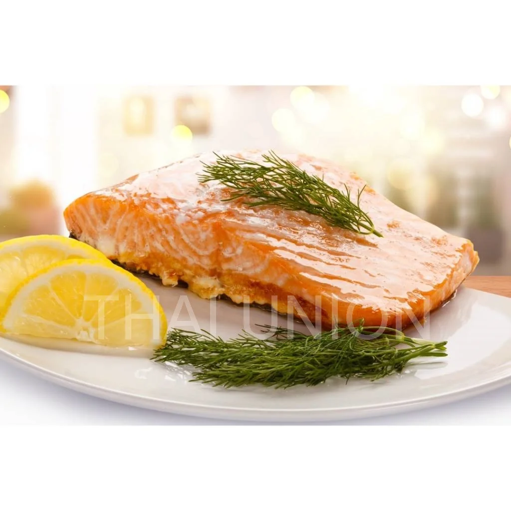 Frozen Salmon Fish Marinade Lemon Dill 90G Premium Quality Frozen Food Ready to Cook Product and Easy Cooking
