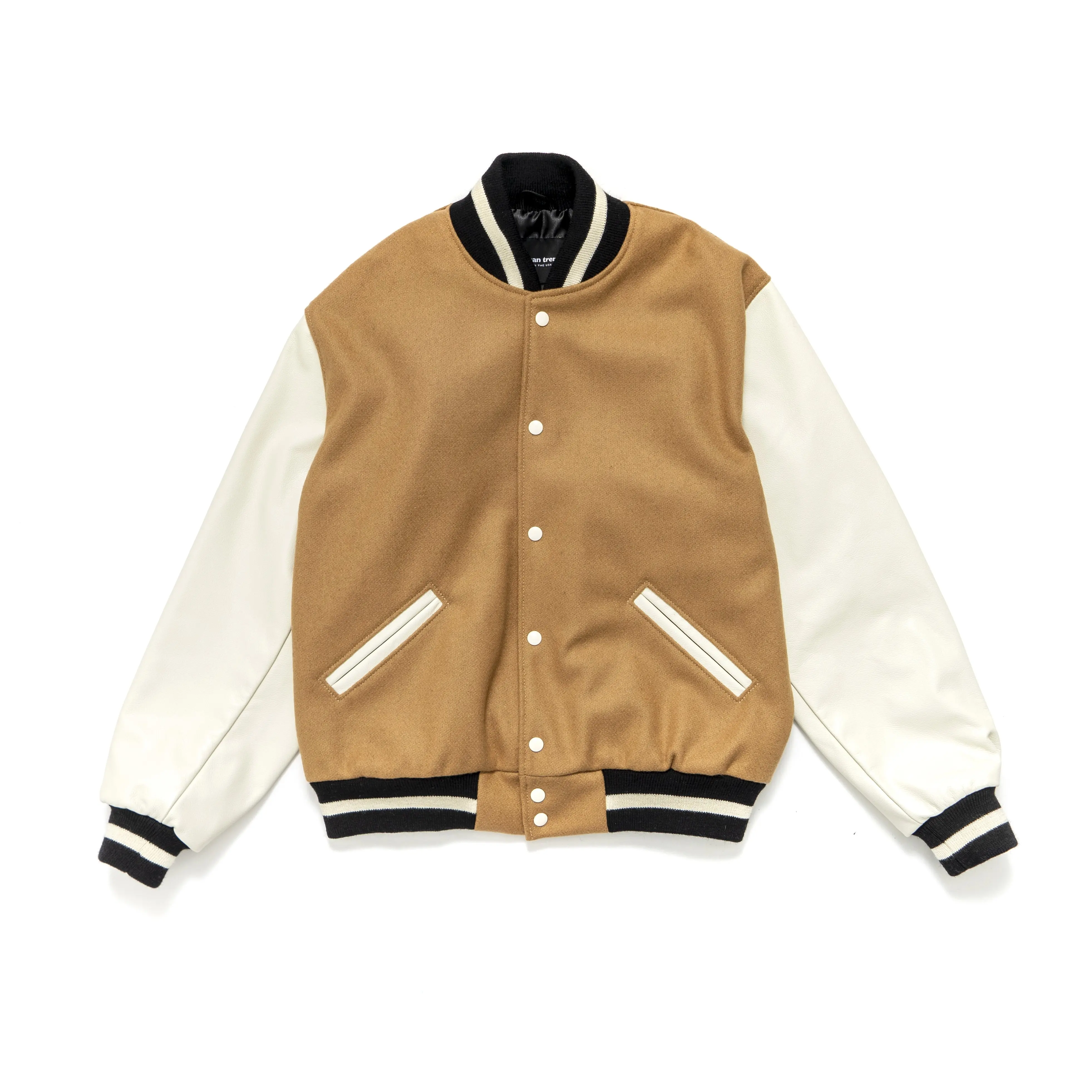 Customizable High Quality Varsity Letterman Jacket Men Women New Casual Style Denim Fabric Zipper Closure Embroidered Winter