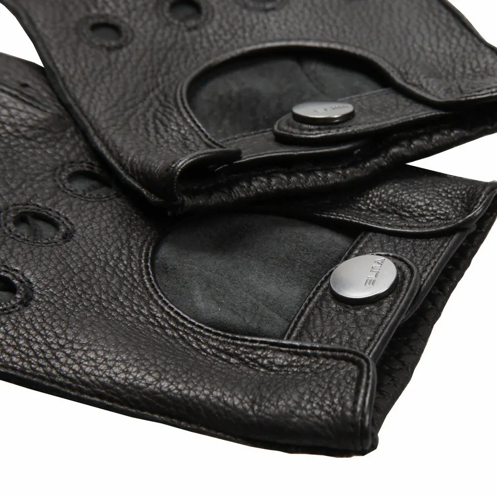 New High Quality Cow Leather Driver Gloves Safety Gloves Riding Cycling Cowhide Motorbike Car Driving Gloves