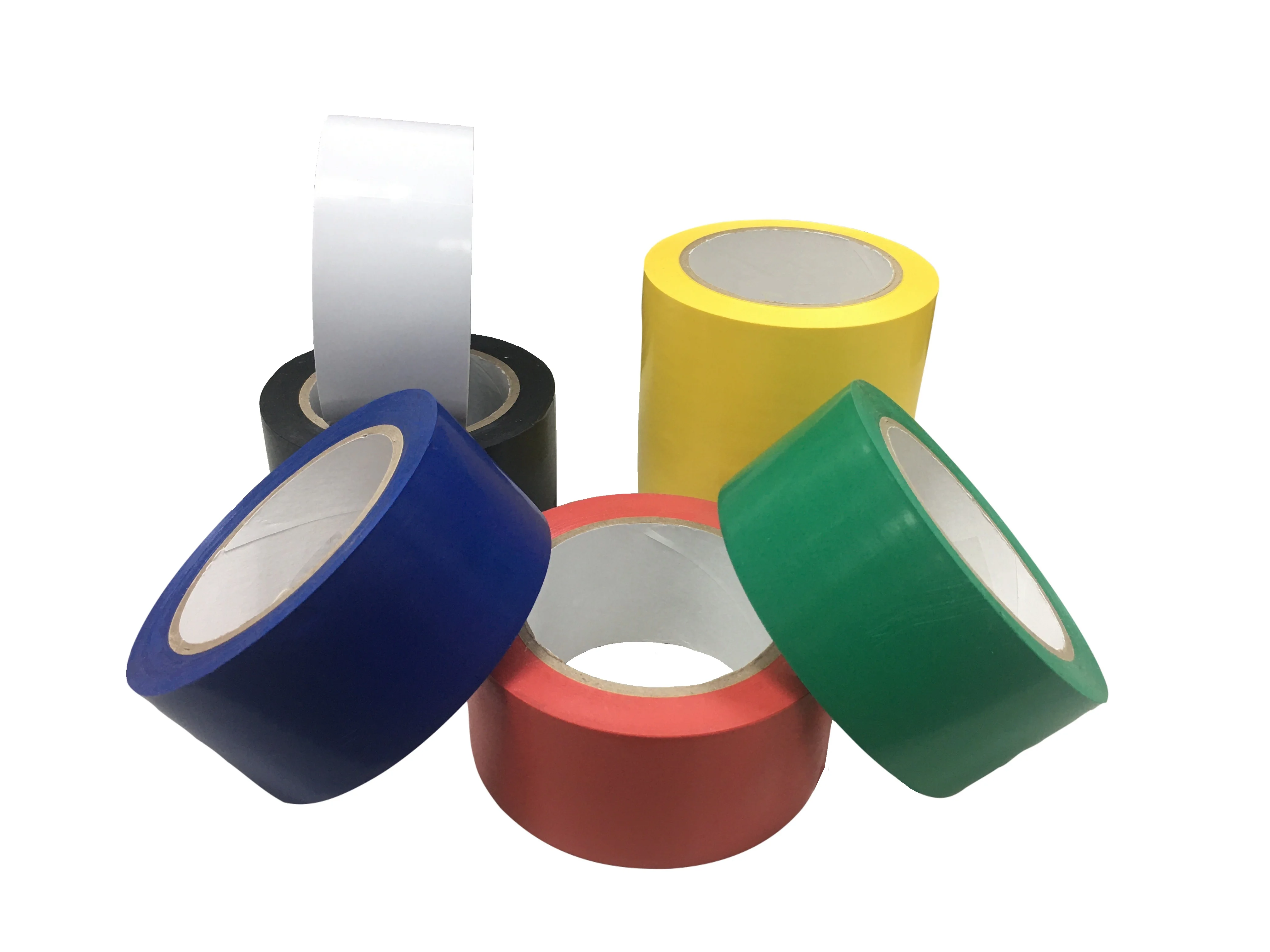  Безопасная красная/белая предупреждающая ПВХ маркировочная лента для пола напольная наклейка