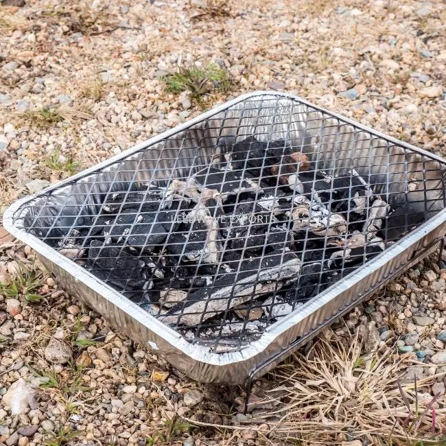 
How to make BBQ / Barbecue Portable Mini Instant grill disposable aluminium pan foil from Wholesale Factory 