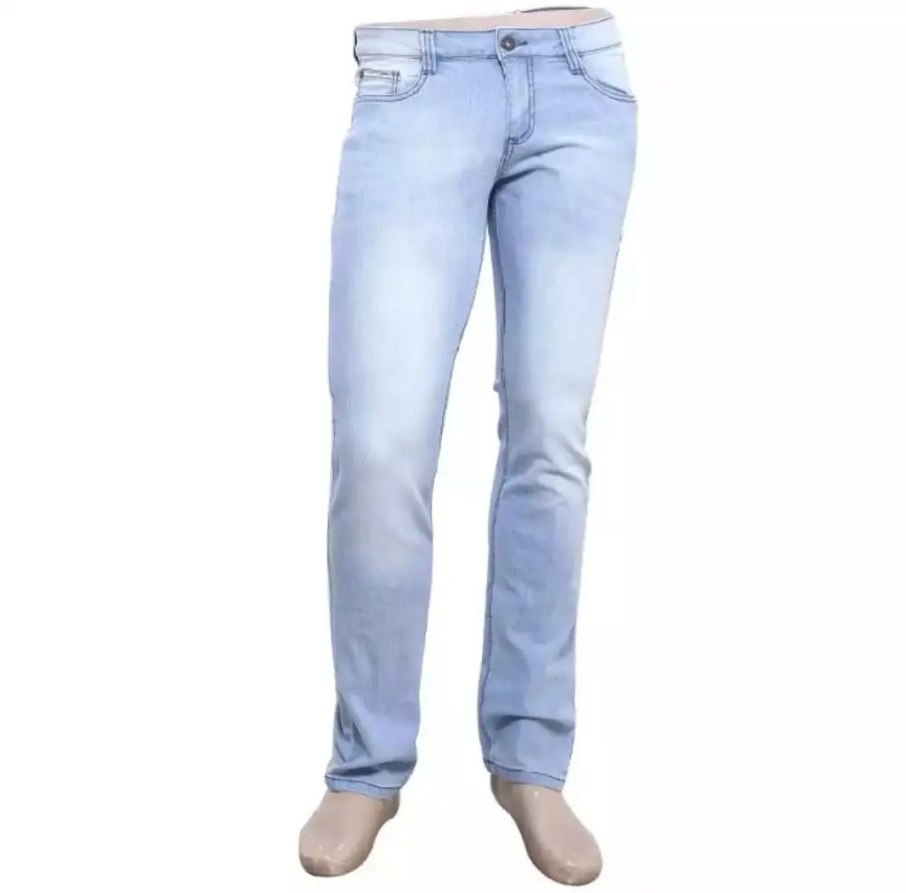 Men jeans spring and autumn straight tube washing sustainable spandex process casual pants trousers collection from Bangladesh