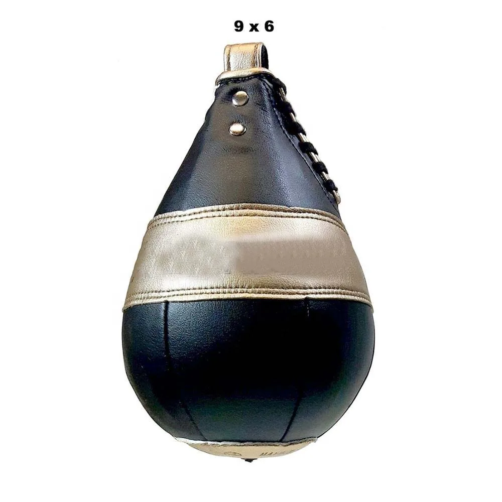 Boxing Speedball Pear Shape & Swivel Punch Bag MMA Punching Training Speed Ball Made by Ho Hunts Impex