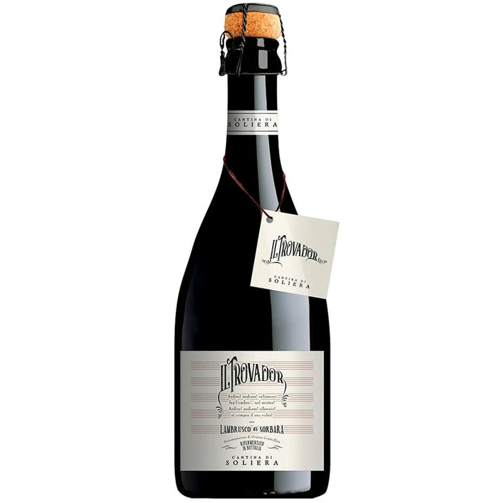 Top Quality Made In Italy Sparkling Red Wine Lambrusco Grasparossa Refermented DOC For Export