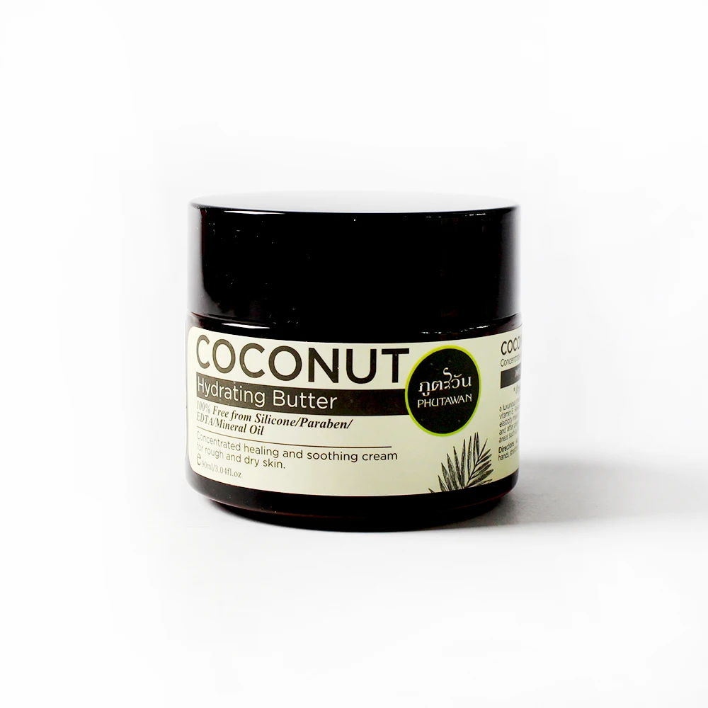 
Высококачественное кокосовое увлажняющее масло для тела 90 мл, продукт из Таиланда, оптовая продажа OEM, частная марка, принимается 