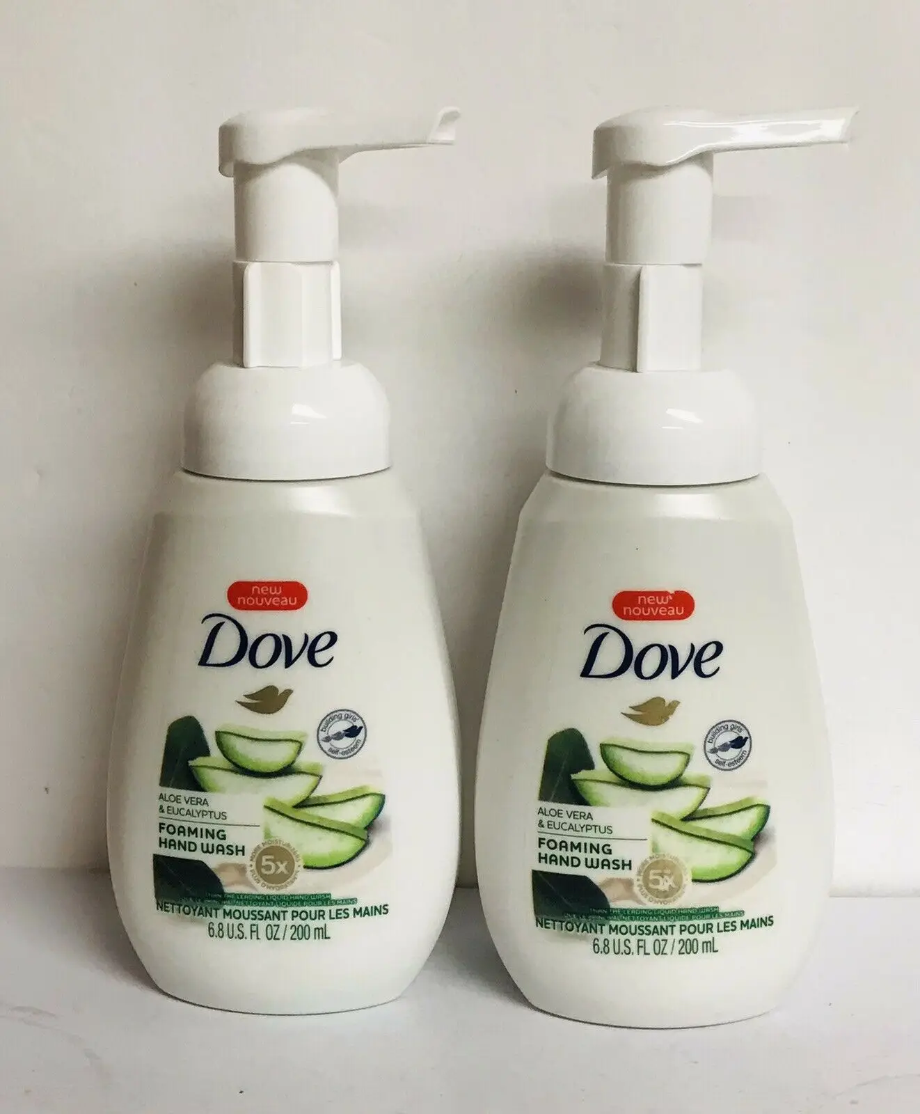 Ручная стирка голубя из вспенивающего алоэ и эвкалипта