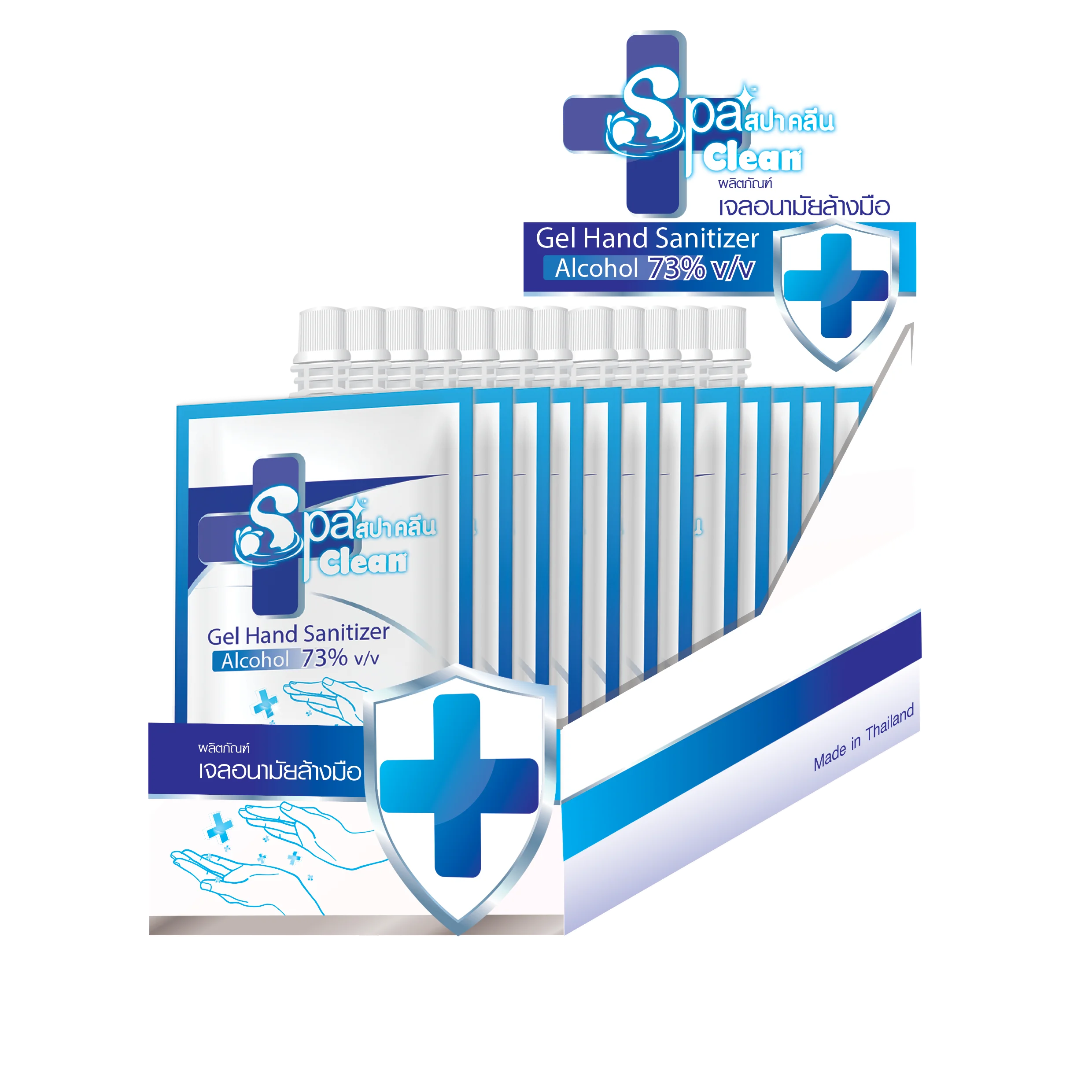 Spa Clean Hand Sanitizer Gel 25ml. Sanitizer Dispenser, Sanitizing Gel