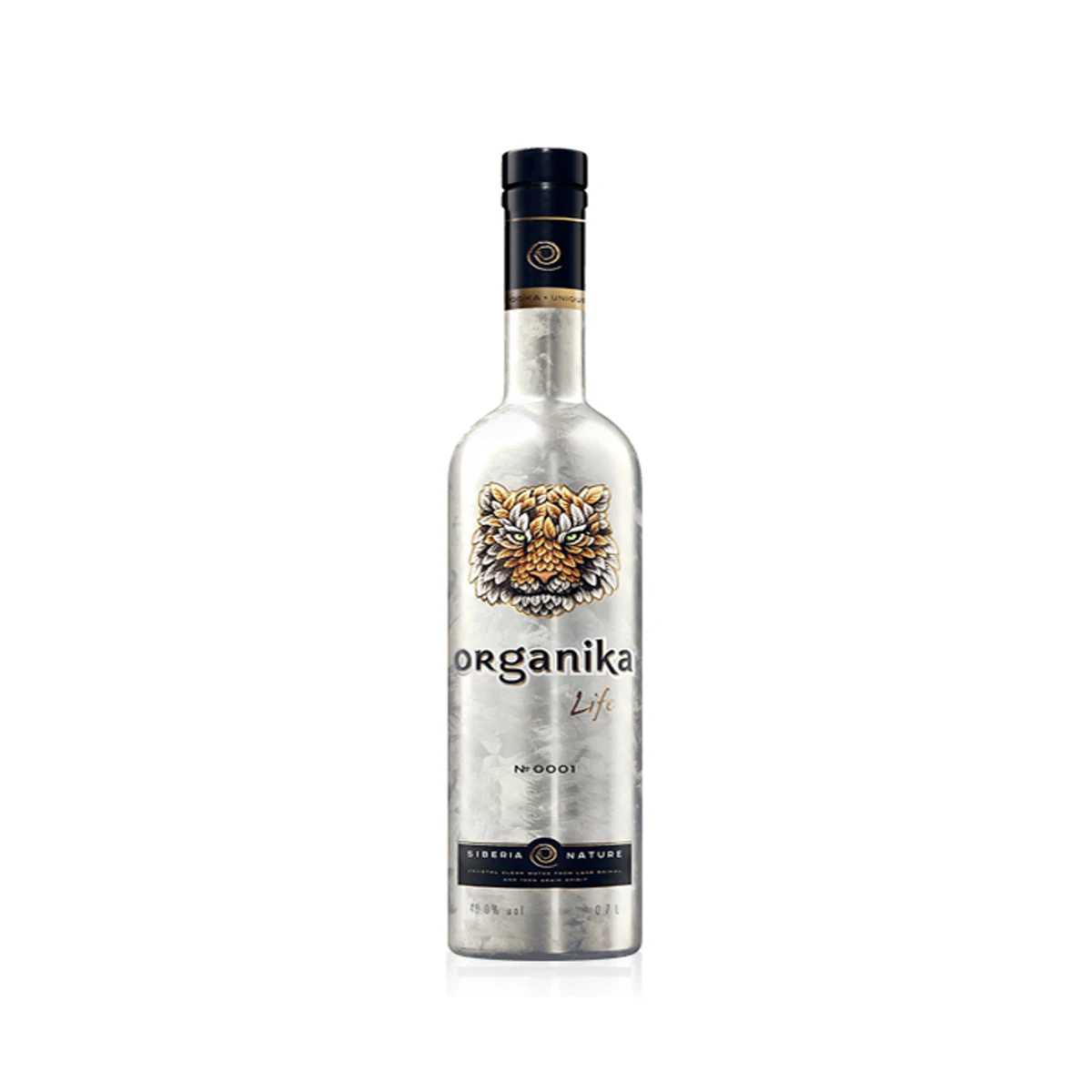 
Best quality Organika Life vodka with Sagan-Daila extract 700ml glass bottle, vodka prices 