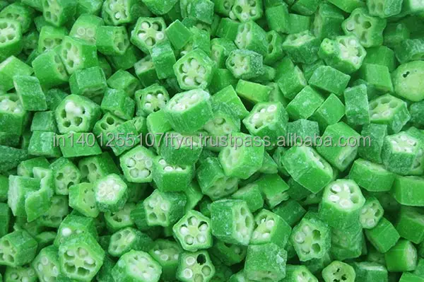 IQF Okra bхинди женские пальчиковые резные кольца вырезанные лучшее качество Хорошая цена замороженный продукт кубическая