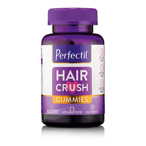 
Vitabiotics Perfectil Hair Crush Gummies Perfectil Hair Crush 60 Vegan Gummies by Vitabiotics 5021265249473 