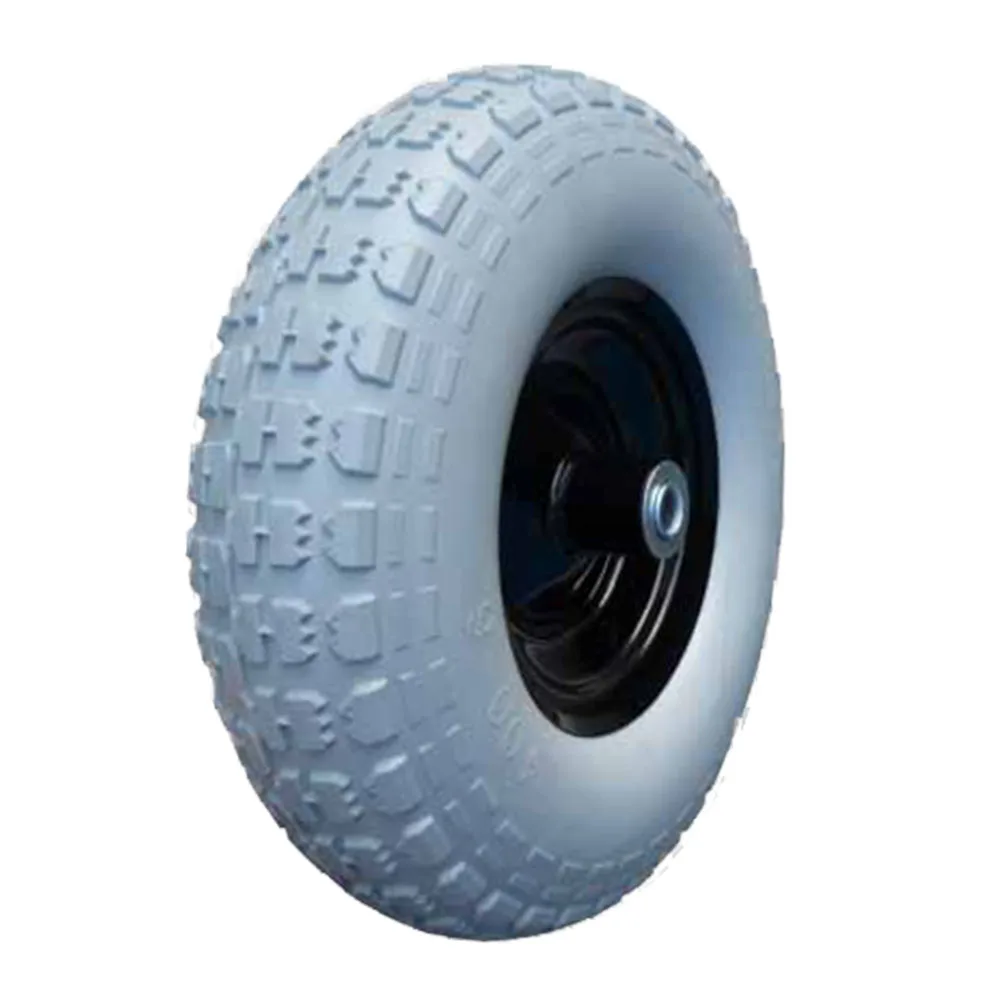 Transporting Material Handling Flat Free Utility Tire Wheel for Wheelbarrow Trolley Dolly Lawn Cart Yard Cart Garden Cart