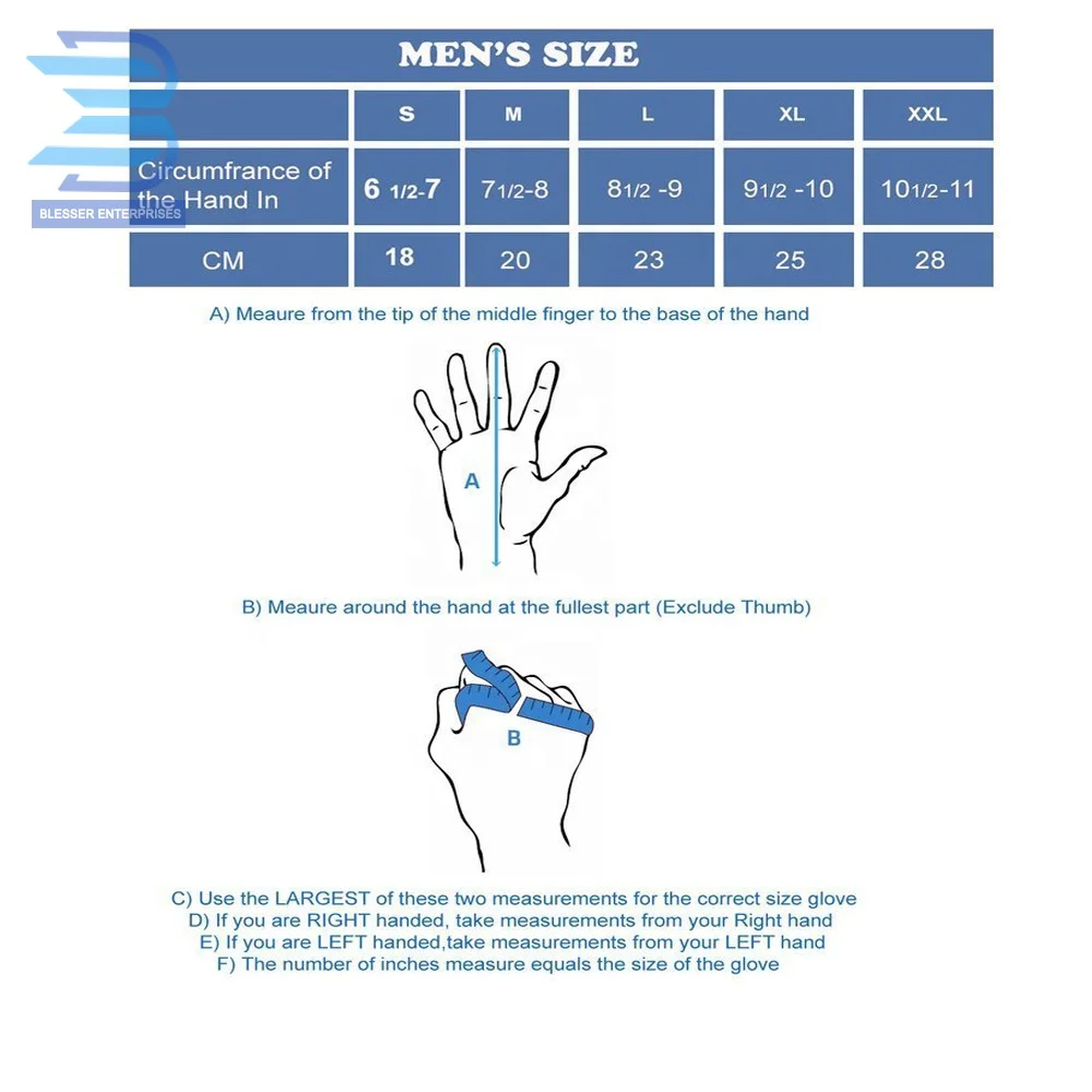 Masonic Gloves Cotton Blue Square and Compass Machine Embroidery