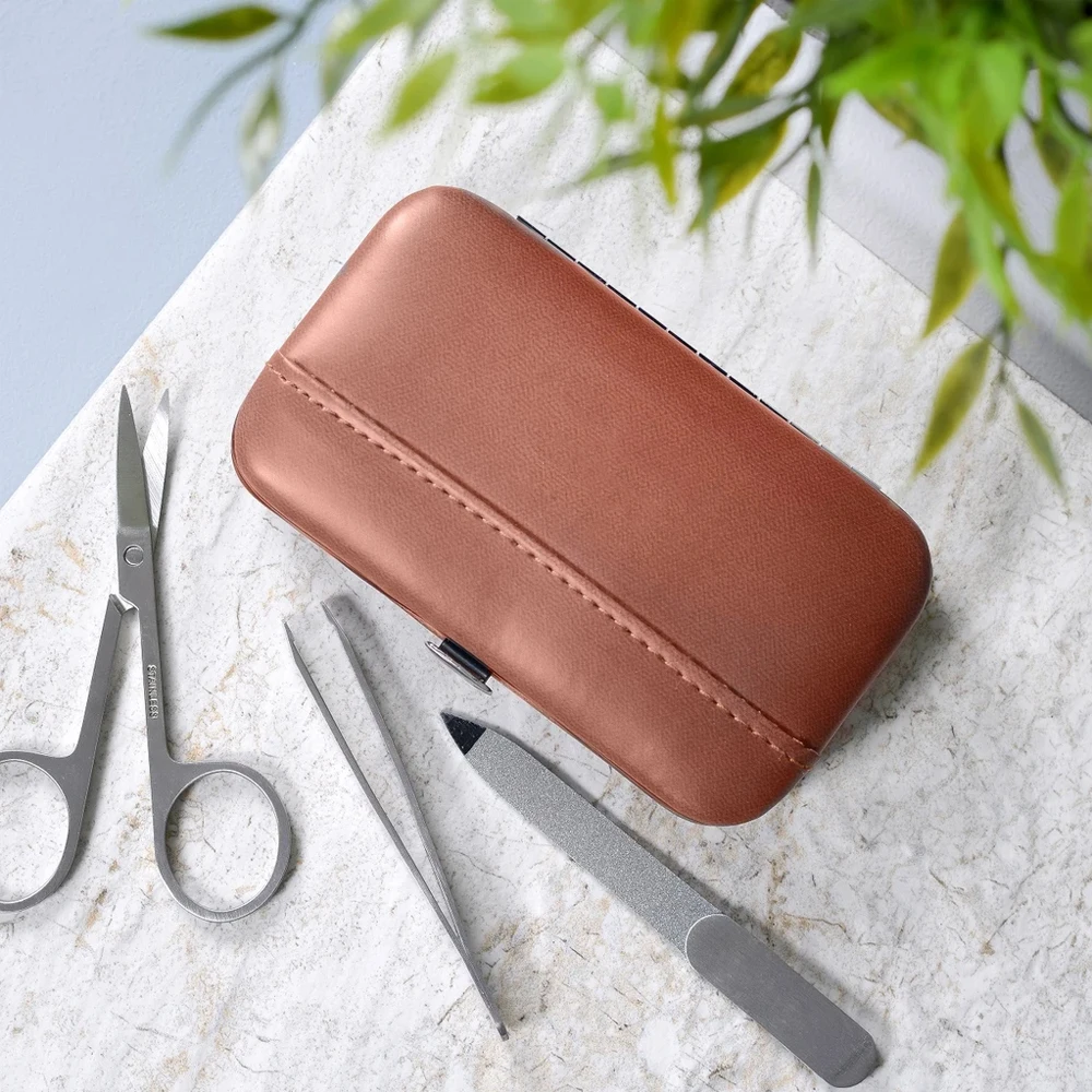 
Ladies 11 Pieces Pedicure/Manicure Kit With Pu leather Zipper Pouch 