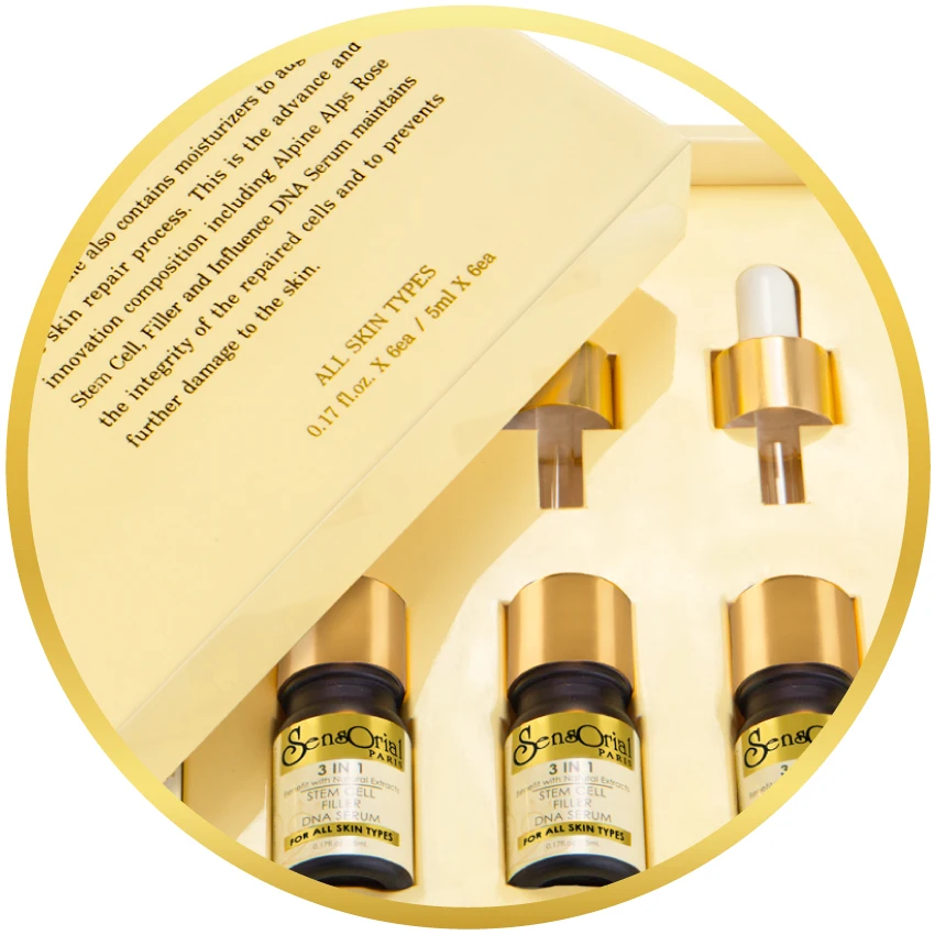 3 in 1 Bio stem cell , Filler, DNA Serum , Anti wrinkle , Firming  , 100% Natural Extracts