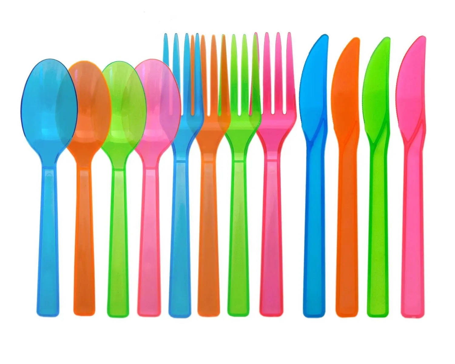 High quality Disposable Plastic Cutlery Set PP Cutlery Set Fancy Hard Plastic For Household or Restaurant Fast Food Shop