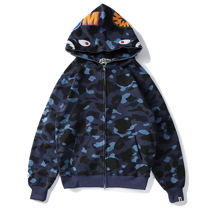 Pink Camouflage Bape Hoodie Cartoon Wholesale Custom High Quality Unisex Pullover Print Camo Men Hooded Customized Color Unlined
