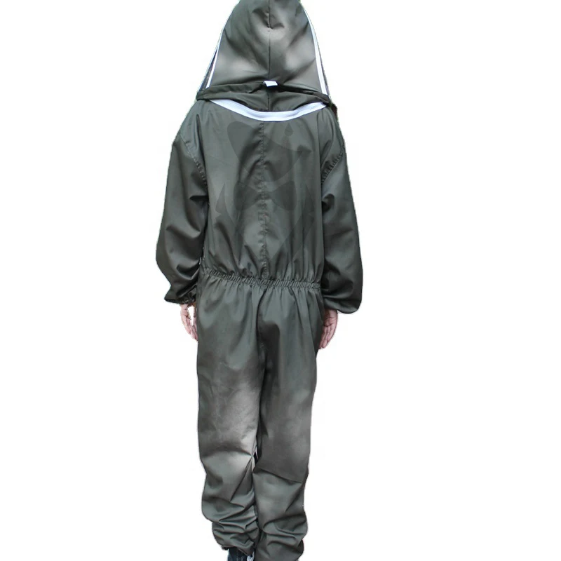 Hot Sale Beekeeping Suit Ventilated Fencing Veil Suit Bee Beekeepers Hooded Full Body Coverall Beekeeping Wears