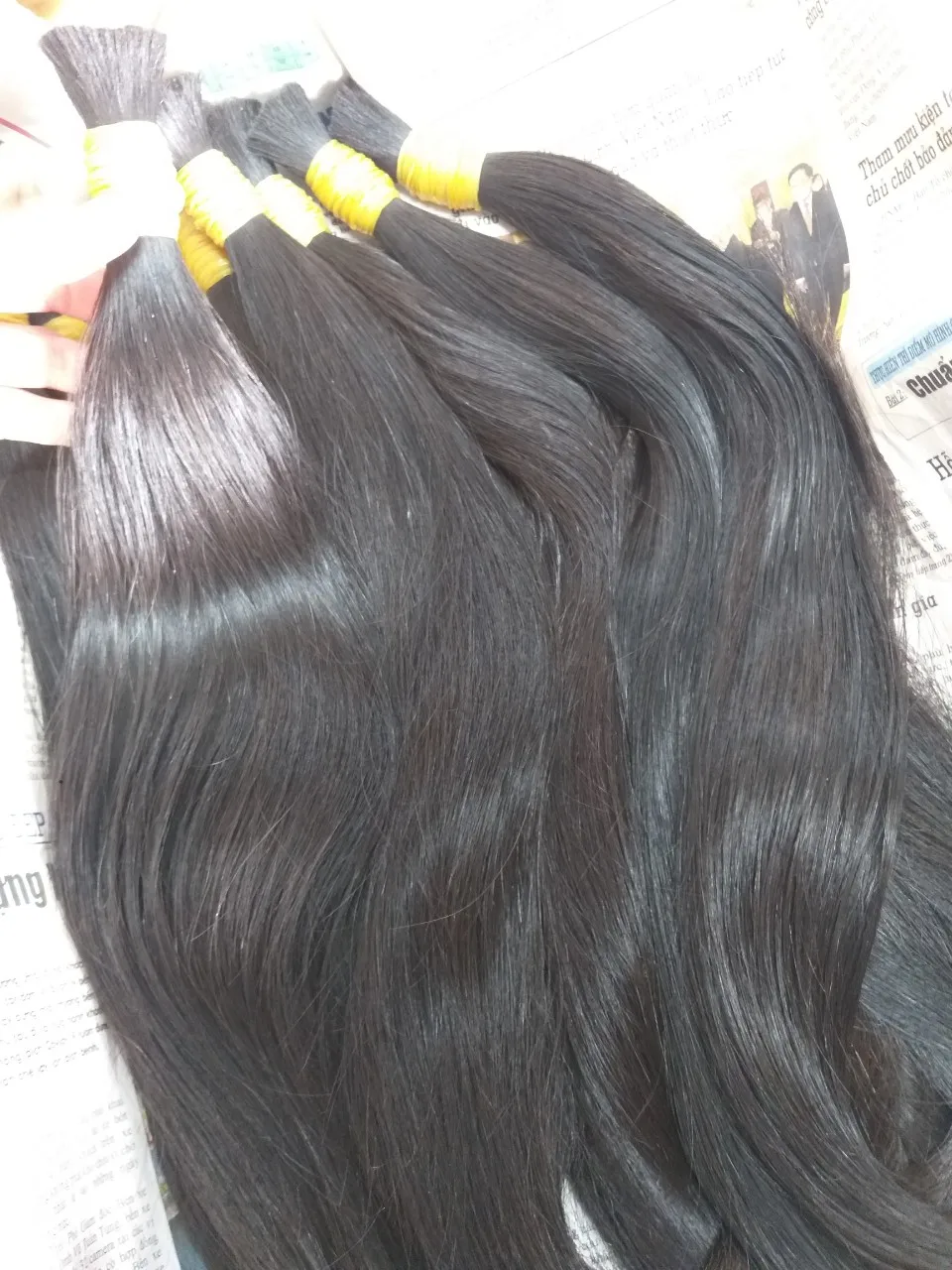 Натуральные человеческие волосы Детские мягкие шелковистые не запутанные вьетнамские высокое качество выровненная кутикула необработанные хорошо подходят для отбеливания