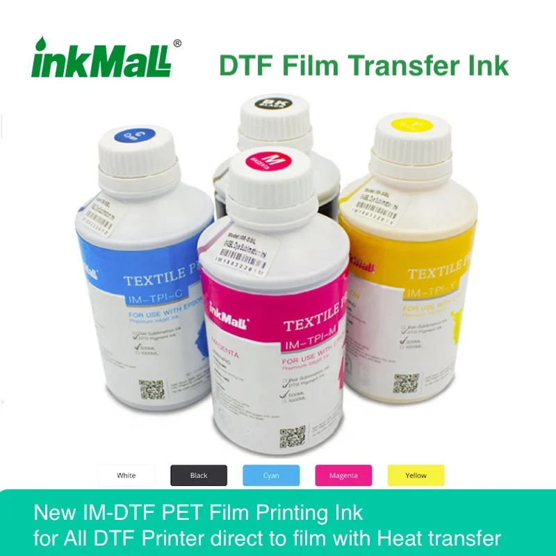 Inkmall DTF чернильная фабрика Лидер продаж Solf Hand feel Direct to Pet Film Ink для DIY футболки свитера толстовки спортивной