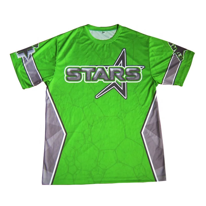 Лаймовый зеленый софтбол Джерси круглый вырез softball одежда новый дизайн