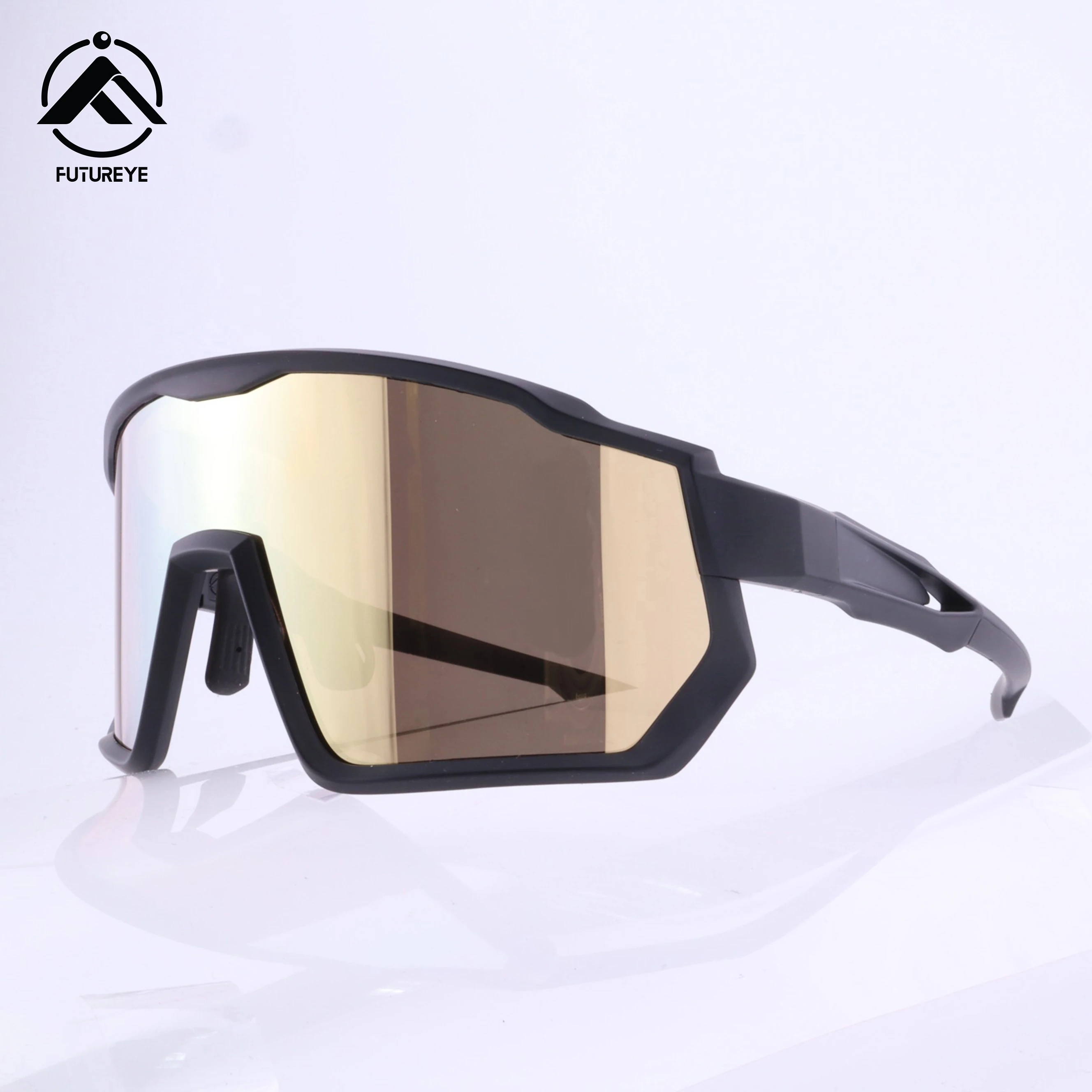 trendy newest high standard designer outdoor cycling sport sun glasses with interchangeable lenses men women