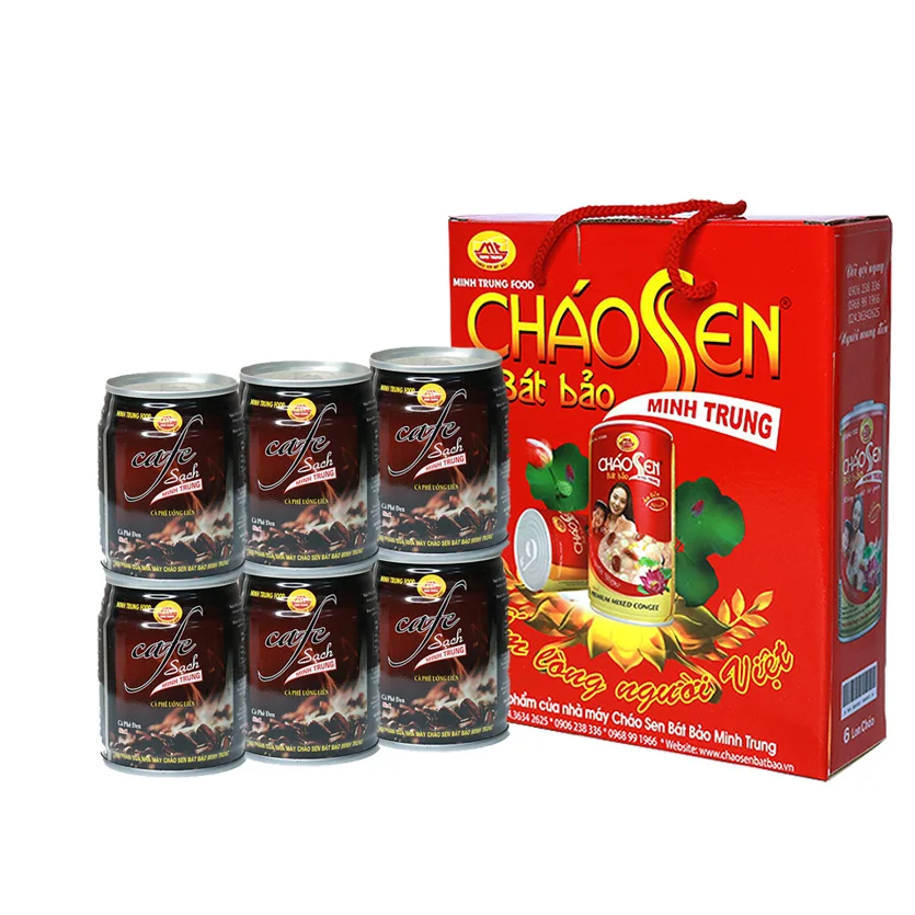 Canned Instant Fresh Black Coffee from Vietnam - No preservative