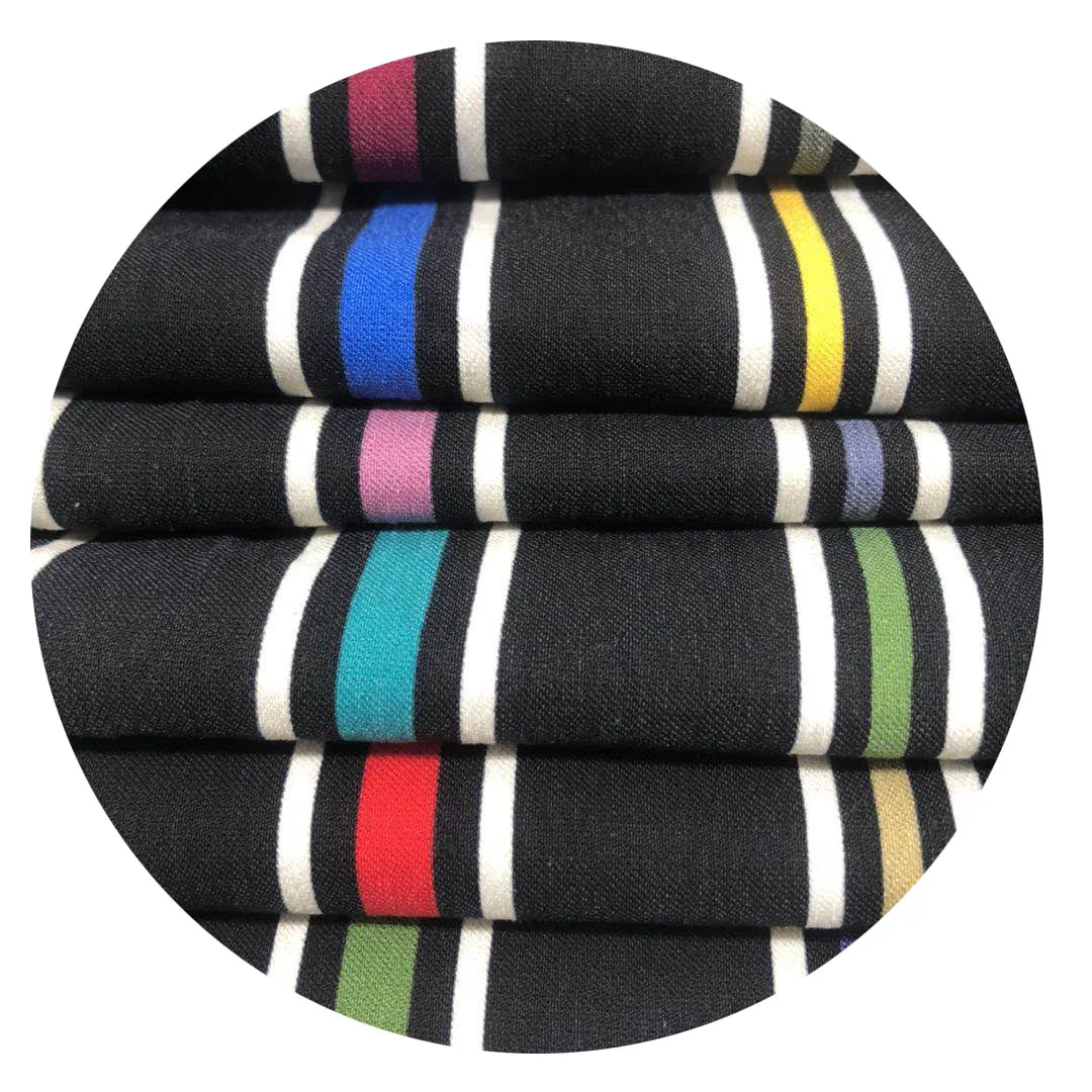 
2020 new product Stripe Bengaline Spandex Pants Fabric 