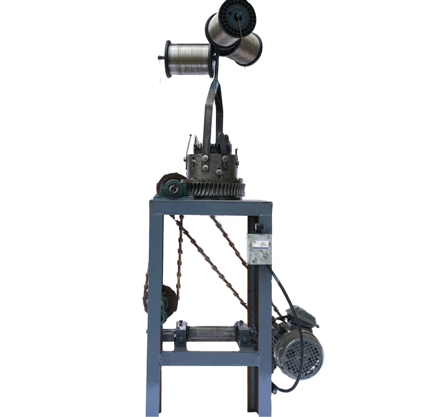 wire knitted loop mesh needles heads knitting machine