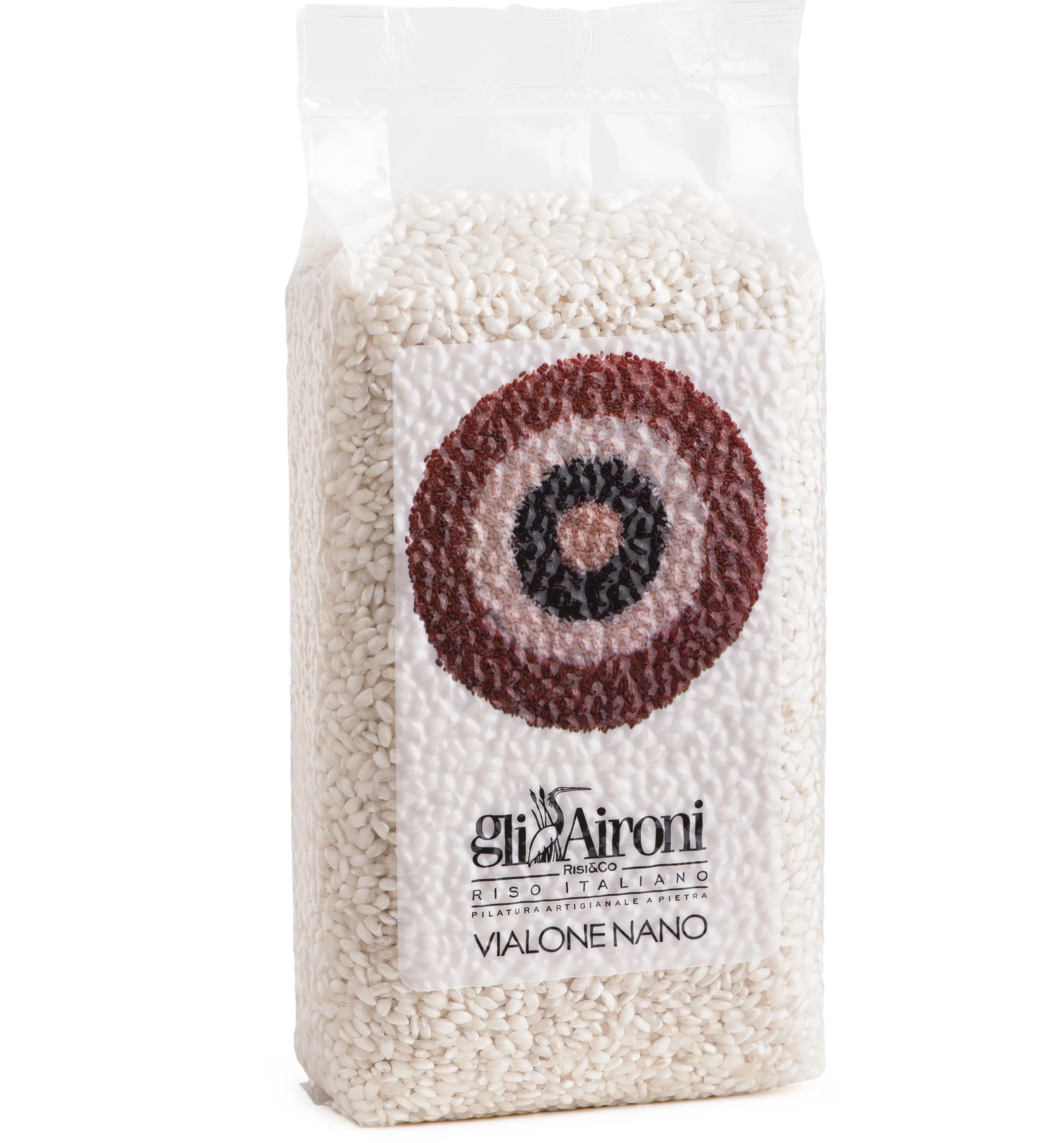 Сделано в Италии, вакуумная упаковка, Вилон нано ризотто рис, 1 кг