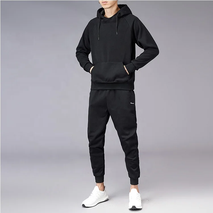 Mens Dropshiping gym wear training customized sweatsuit men jogging sports suits wholesale cheap tracksuit