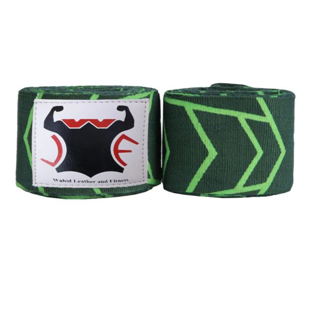Easy Hook & Loop Mexican Style & Best Selling Hand Wraps for Boxing Training High Quality with Printed Colors