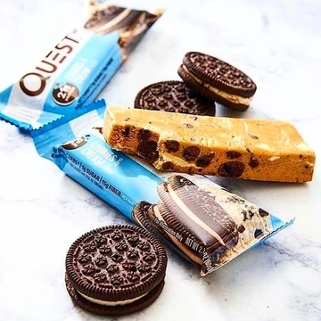 Лучшая цена Лидер продаж протеиновые бруски Quest Bar протеин всех запахов