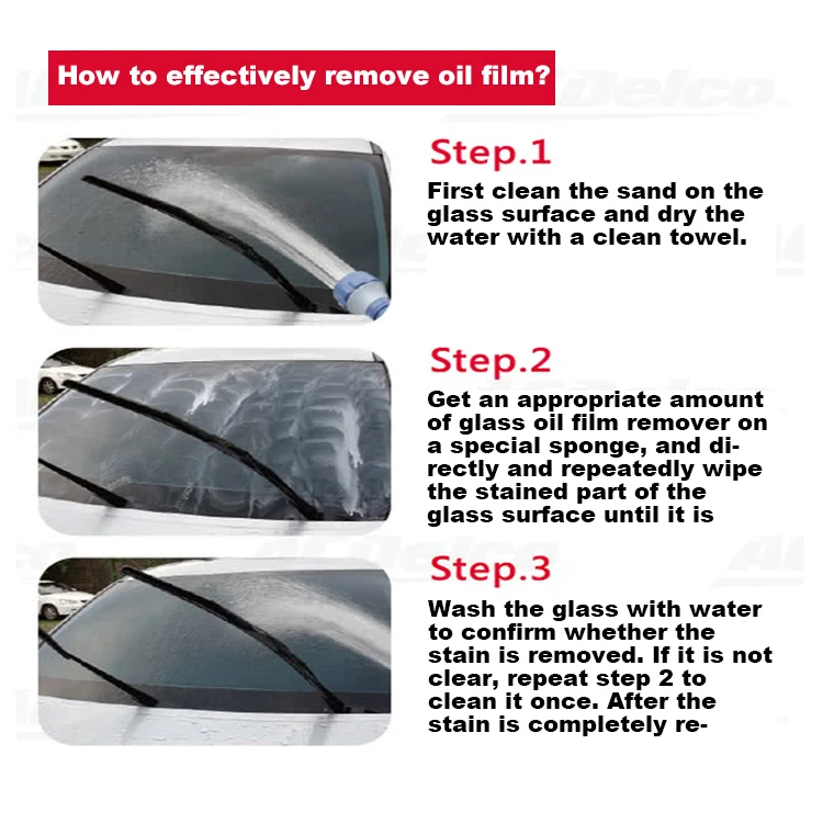 2021 Car glass compound  Glass Grease Remover  Glass Polish cleaner car windshield For Car Care Made In Taiwan