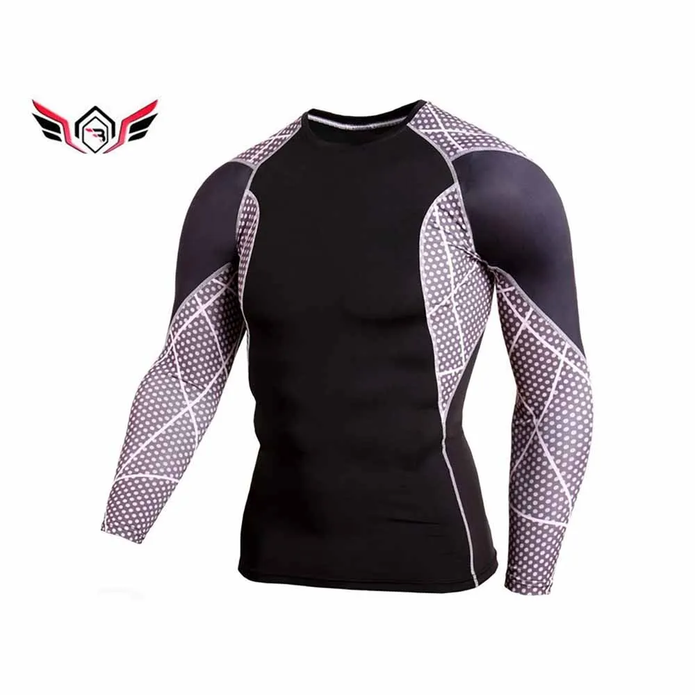 Slim fit new arrival ODM most popular quick dry rash guard Customize design most selling street wear rash guard
