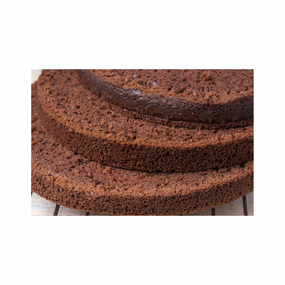 Baking dough mix for sponge cake with cocoa, baking supplies