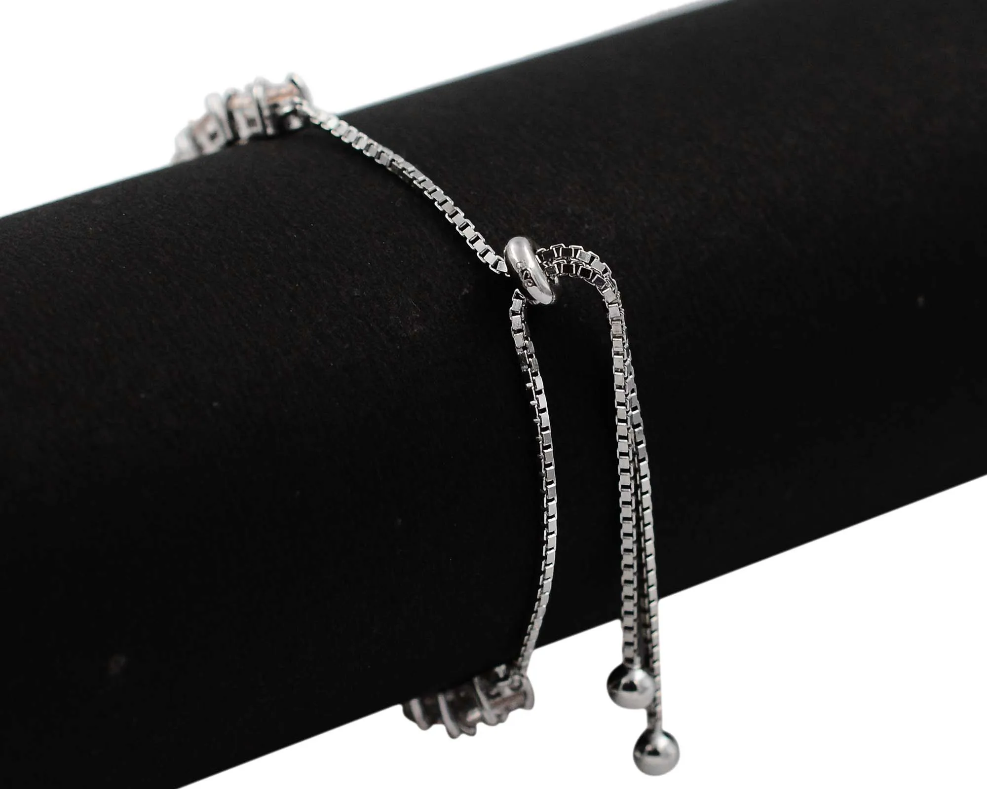 Top Quality Morganite 7x5 MM Natural Gemstone 925 Solid Silver For Women Bolo Tie Tennis Style Bracelet By Jaipur Manufacturer