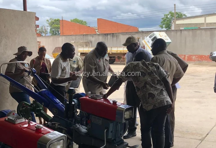 Mini Hand Tractor Gasoline Walk Behind Tractor With Pto