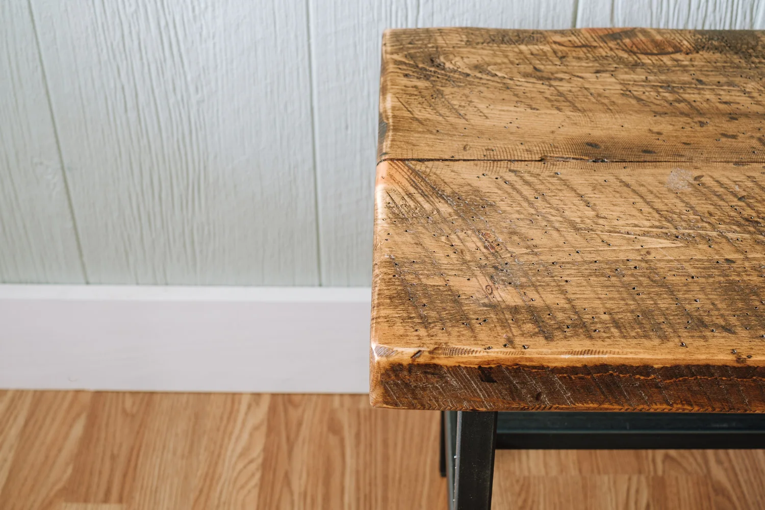 
Miller and Foundry Industrial Farm Metal Dining Bench Home Furniture Dining Room Furniture Dining Desk Bench Wooden Seat 