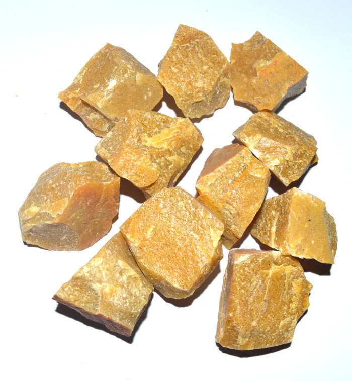 Supplier of Yellow Jasper Rough Tumbled Stone : Yellow Jasper Rough Tumbled Stone For Sale