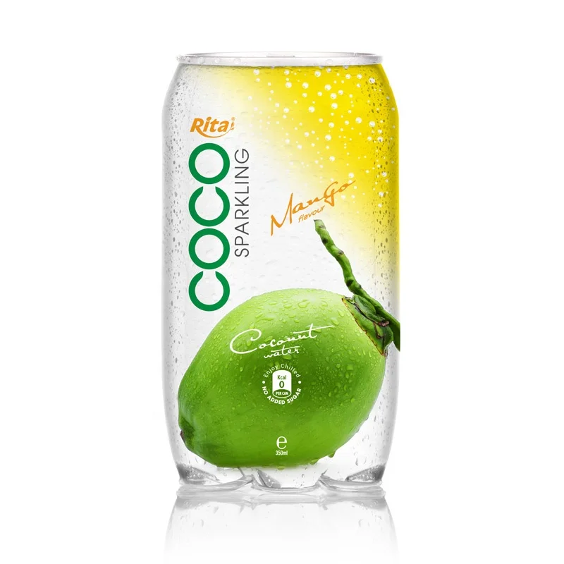 Private brand 250ml Slim Alu Can Sparkling Coconut Water