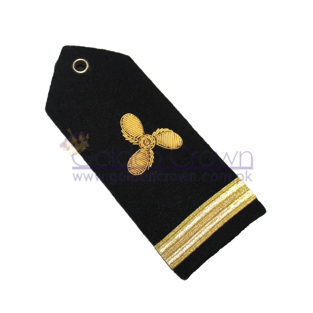 Marine Shoulder Board Pro Merchant puller Engineers Propeller & 1 Stripe | merchant navy marine shoulder boards