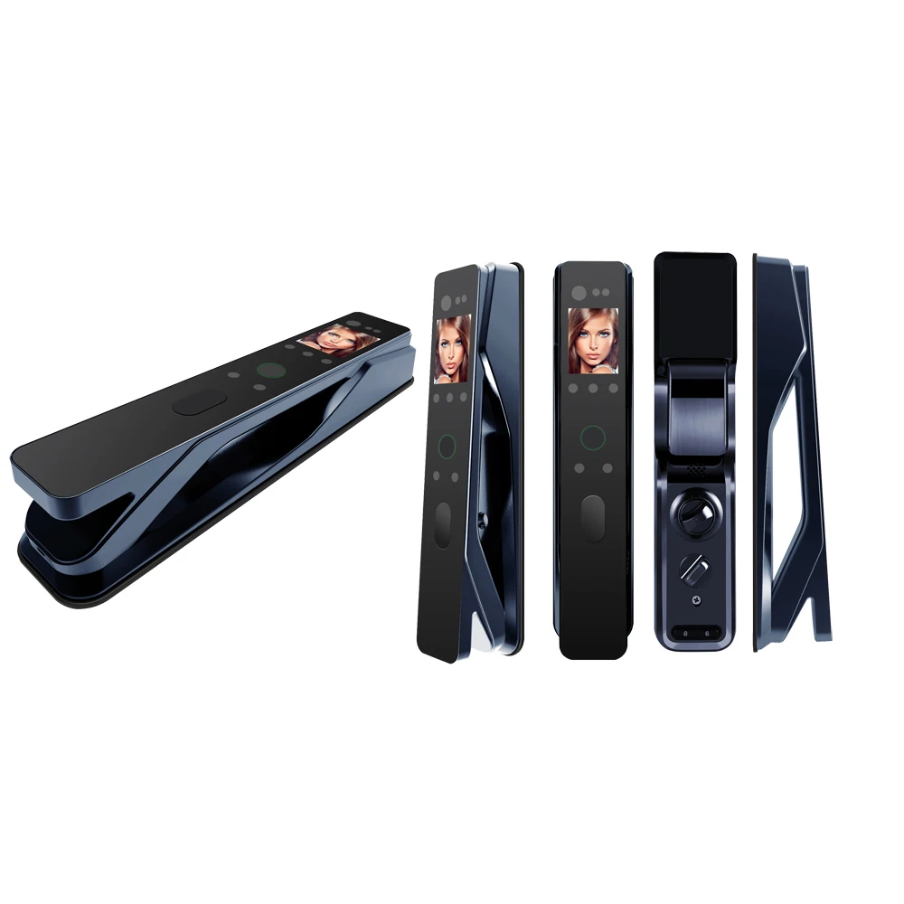 Face recognition fingerprint smart password lock anti-theft door automatic electronic lock home door office