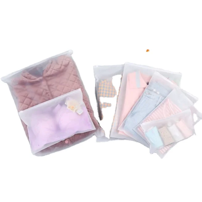 Оптовая продажа, изготовленный на заказ пластиковый матовый мешок на молнии, упаковка для одежды, производитель мешков на молнии